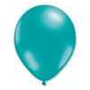 50 Ballons de Baudruche Métallisés Turquoise