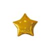 Ballon en aluminium en forme d'étoile couleur dorée