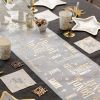 decoration-table-chemin-bonne-annee-nouvel-an | jourdefete.com