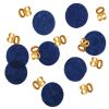 confettis de table bleus et or pour anniversaire | jourdefete.com