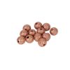 12 Grosses Perles en Bois - Paillettes Rose Gold | jourdefete.com