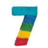 Piñata Multicolore - Chiffre 7