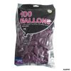 100 Ballons de Baudruche couleur Prune