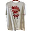 T-shirt blanc et rouge Feria pour Homme taille au choix vue de dos