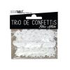 Trio de Confettis - Blanc