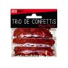Trio de Confettis - Rouge