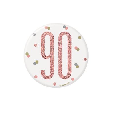 badge-anniversaire-age-rose-gold | jourdefete.com