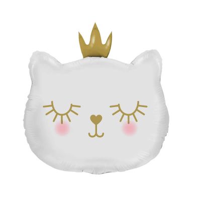 Ballon Chat Princesse - Couleur Blanc