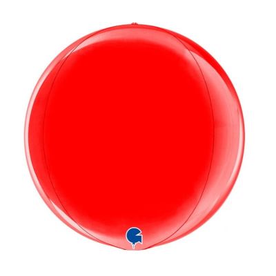 Ballon Globe 29 cm - Couleur Rouge
