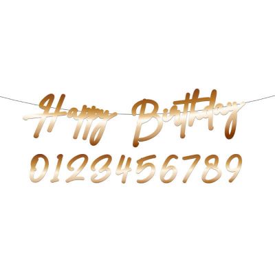 bannière de lettres happy birthday | jourdefete.com
