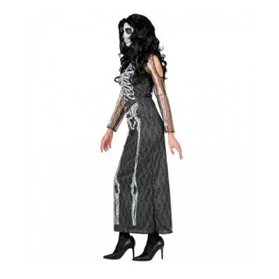 déguisement robe de squelette en dentelle pour femme | jourdefete.com