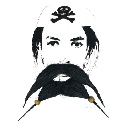 Moustache de pirate
