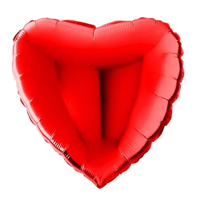 Ballon Hélium Cœur 56 cm - rouge