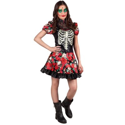 Costume Day Of The Dead Ado Fille - 14-16 ans