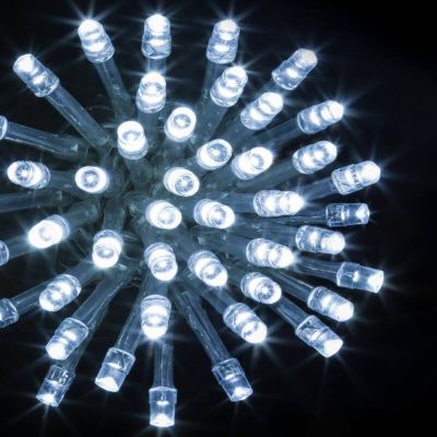 guirlande électrique lumineuse 300 LED blanc froid | jourdefete.com