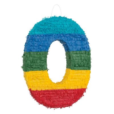 Piñata Multicolore - Chiffre 0