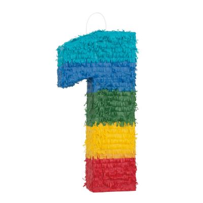 Piñata Multicolore - Chiffre 1