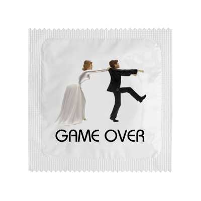 Préservatif Humoristique "Game Over"