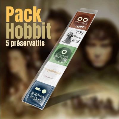 pack 5 preservatifs hobbit | jourdefete.com