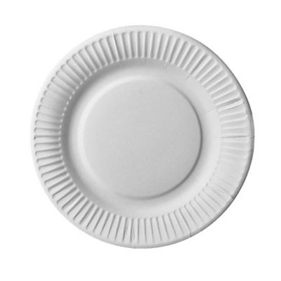 25 Assiettes en carton - 19 cm - Blanc - "Pure" | jourdefete.com