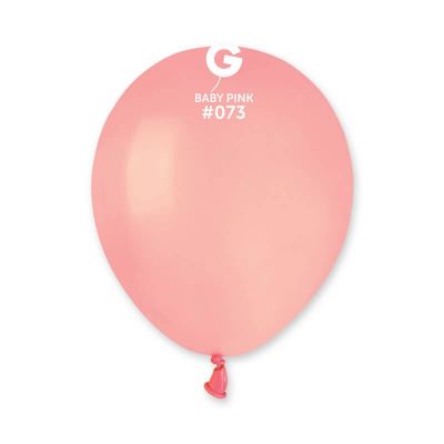 50 ballons 13 cm standard bébé rose | jourdefete.com