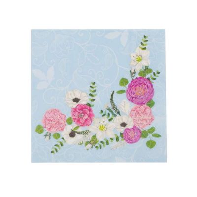 serviettes-secret-garden-fleurs-33cm|jourdefete.com