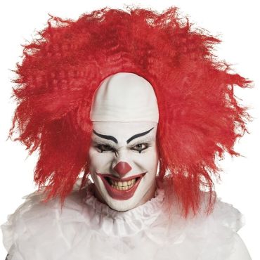 P'TIT CLOWN - 68080 - Perruque Cabaret - Cabaret's Wig - Bleu, Blanc et Rouge - Parfait pour Célébrer la France, Matchs, Tournois, Evenement Sportif, JO - Cheveux Synthétiques - Adulte