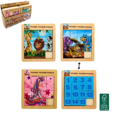 Jeu Taquin Pousse-Pousse - Le Puzzle Croisé Géant (d'occasion)