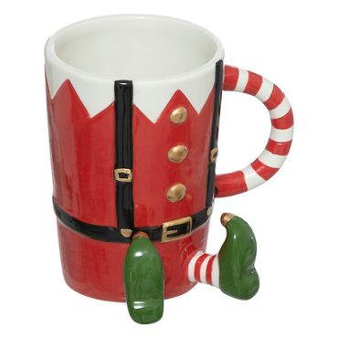 Mug De Noël Drôle Elfe Maman/papa - Céramique 10 Oz, Lavable Lave-vaisselle, Cadeau Humoristique