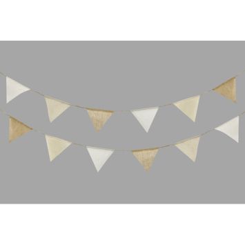 Guirlande Cœur En Papier Doré Et Blanc - 4 X 4 Mètres (16 M Au Total), 160 Cœurs - Décoration Fête Noël Mariage - 8