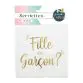 Un lot de 10 serviettes pour la table de la Gender Reveal | jourdefete.com thumbnail
