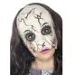 Demi Masque Latex Poupée en Porcelaine Cassée thumbnail