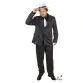 Déguisement homme gangster rayé noir et blanc | jourdefete.com thumbnail