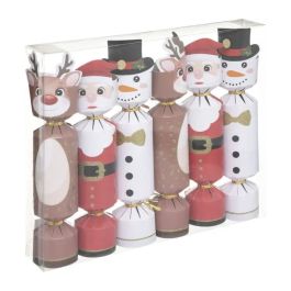 Crackers de Noël personnalisés sans éclats, cadeaux de fête avec chapeau de fête